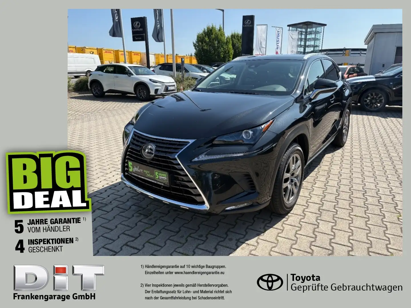 Lexus NX 300 h E-Four Executive Line LED, Kamera, SHZ Zwart - 1