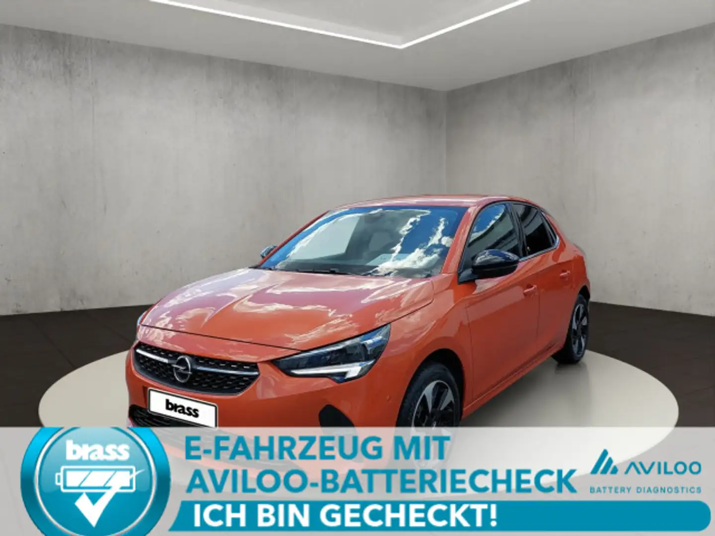 Opel Corsa-e Elegance 100 KW Automatik-Elektroantrieb Oranje - 1