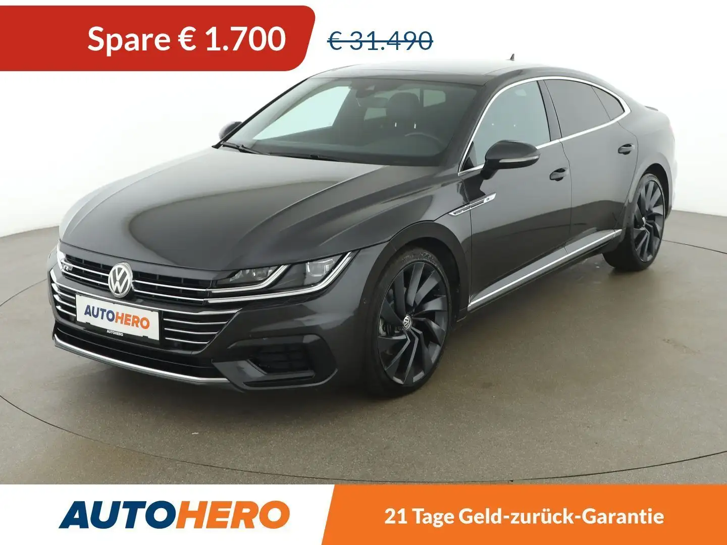 Volkswagen Arteon 2.0 TDI R-Line 4Motion Aut. *LED*ACC*SPUR*TOT*PANO Grau - 1