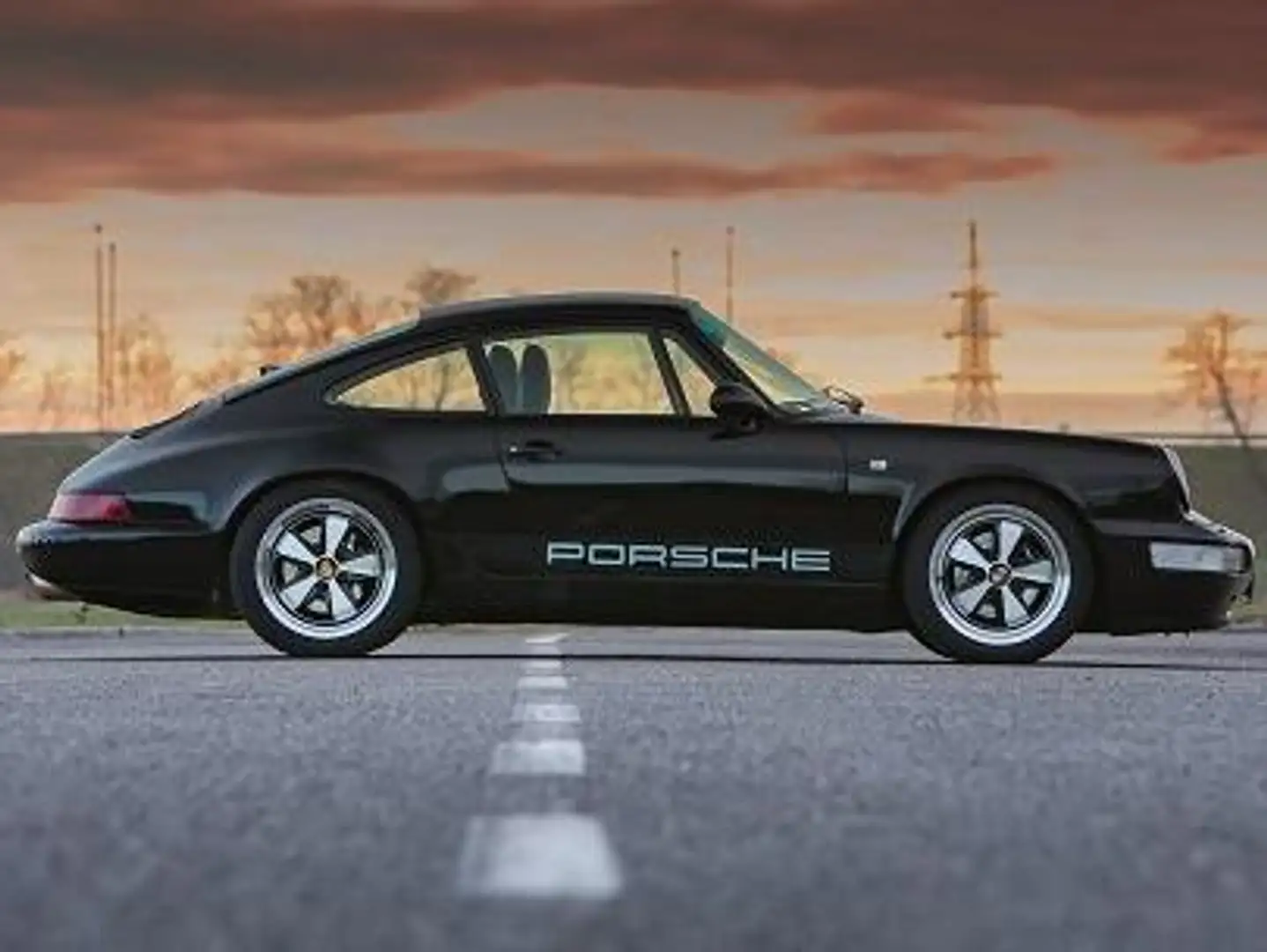 Porsche 964 911 Cabrio 3.6 Carrera 4 Nero - 2