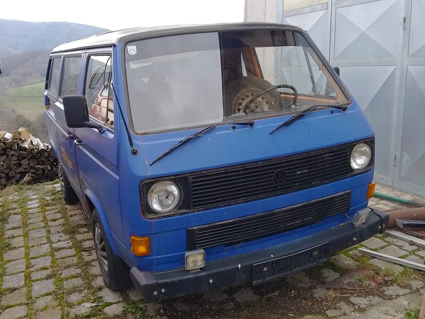 Volkswagen T3 Kombi D 3 33 50, Transporter 253 D Auch in Teilen Blauw - 1