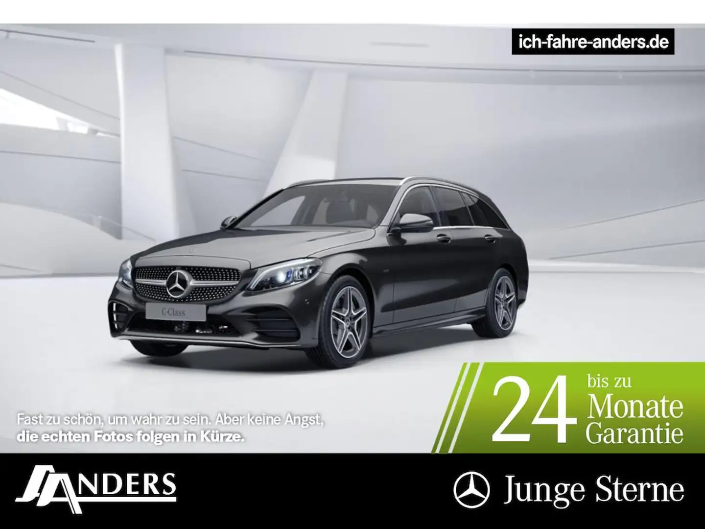 Mercedes-Benz C 300 T e AMG+Distr.+360°+AHK+LED+Burm.+HUP+SHZ+ Grau - 1