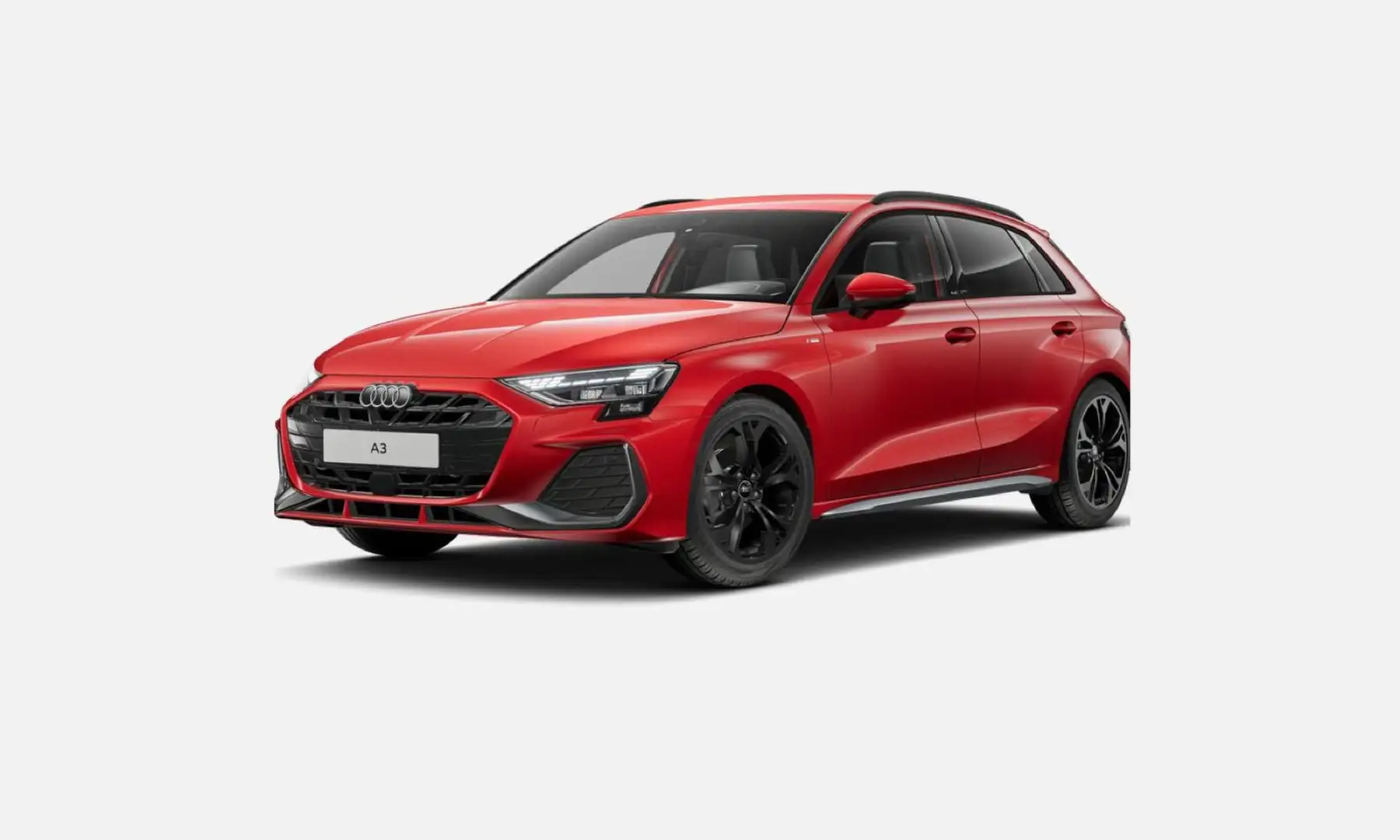 Audi A3 30 TFSI S LINE+WINTERRÄD+AHK+KAMERA Rot - 2
