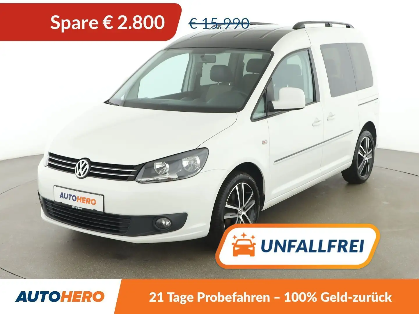 Volkswagen Caddy 1.6 TDI Edition30 Blanc - 1