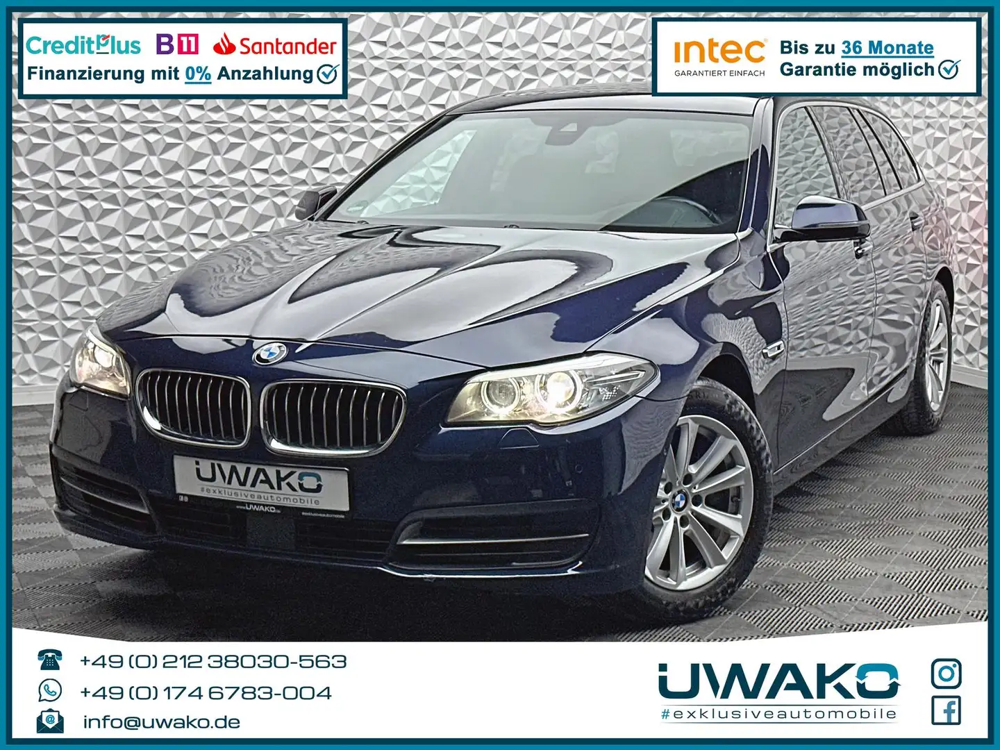 BMW 530 d XDRIVE/ACC/PANO/H&K/360°/HUD/KEYLES/DAB/DA+ Bleu - 1