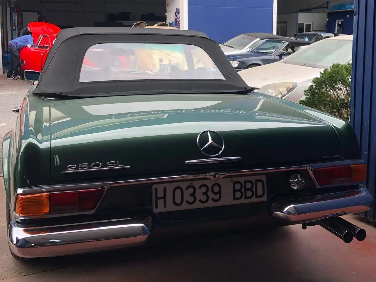 Mercedes-Benz SL 250 W113 Grün - 2