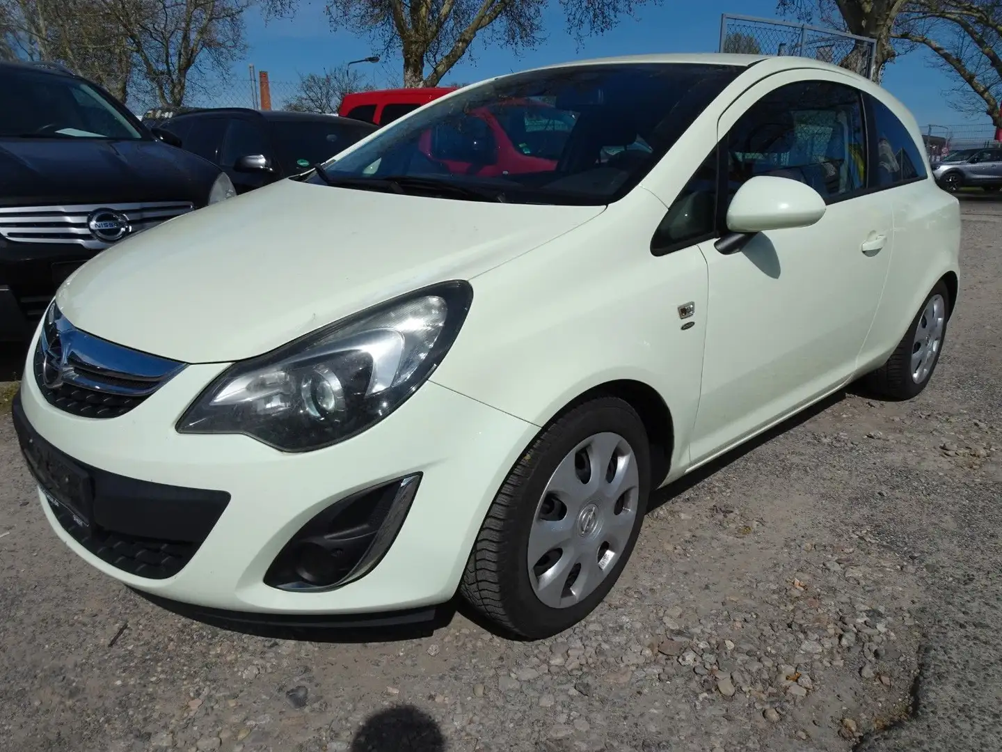 Opel Corsa D Satellite 1.4, KLIMA-NAV-PDC-SHZ-LHZ-ALU Wit - 1