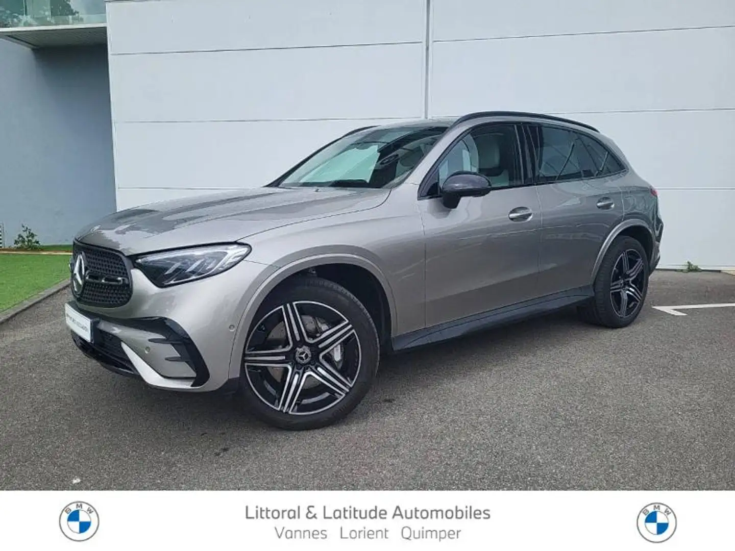 Mercedes-Benz GLC 300 300 e Hybrid 313ch AMG Line 4Matic 9G-Tronic Argent - 1