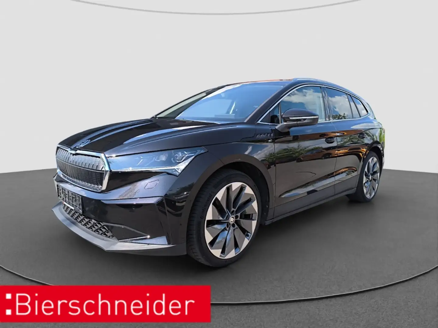 Skoda Enyaq 80 x Suite NAVI PANO 21LM MATRIX LEDER RFK SITZE Noir - 1