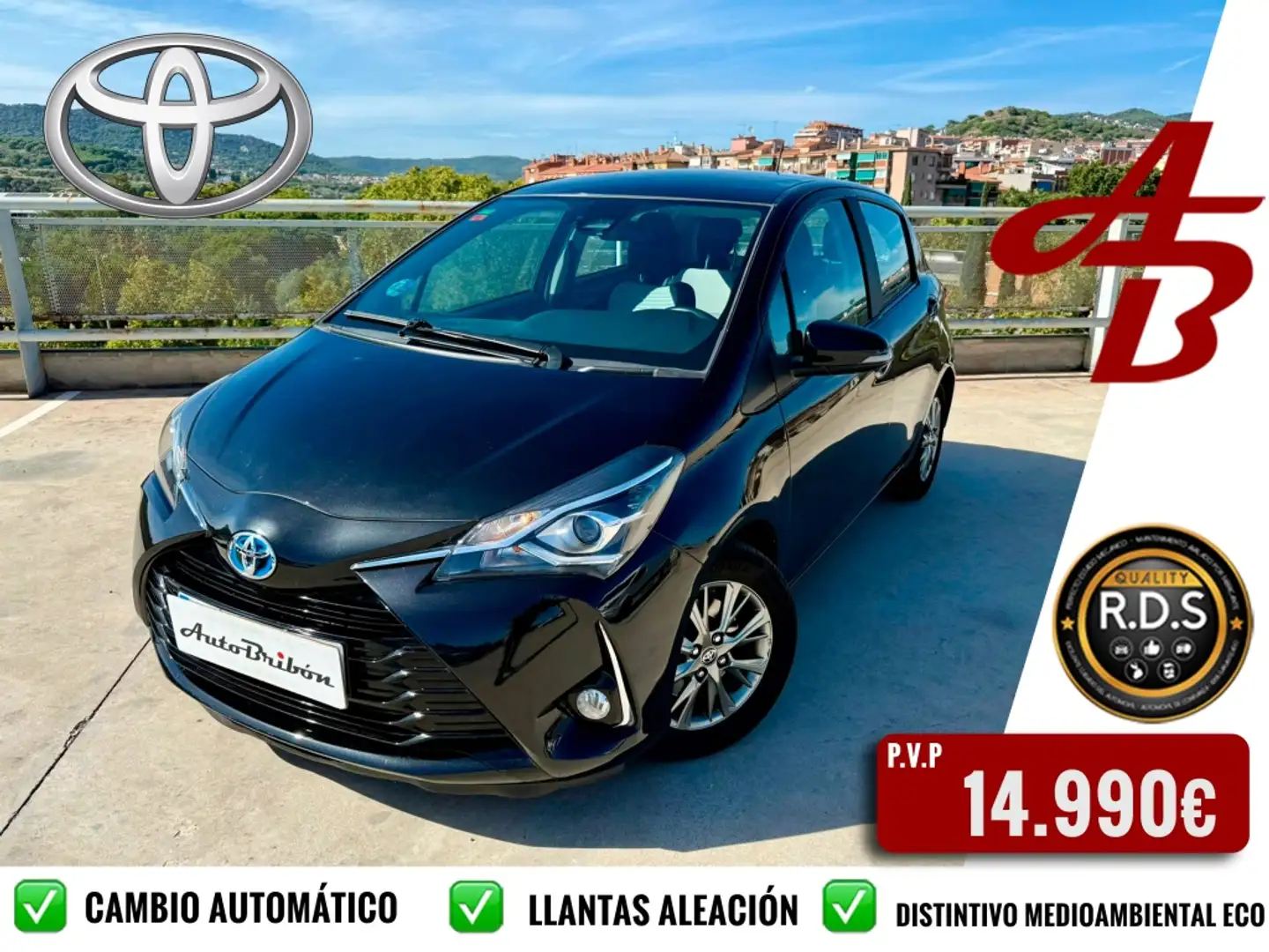 Toyota Yaris 100H 1.5 Advance Negro - 1
