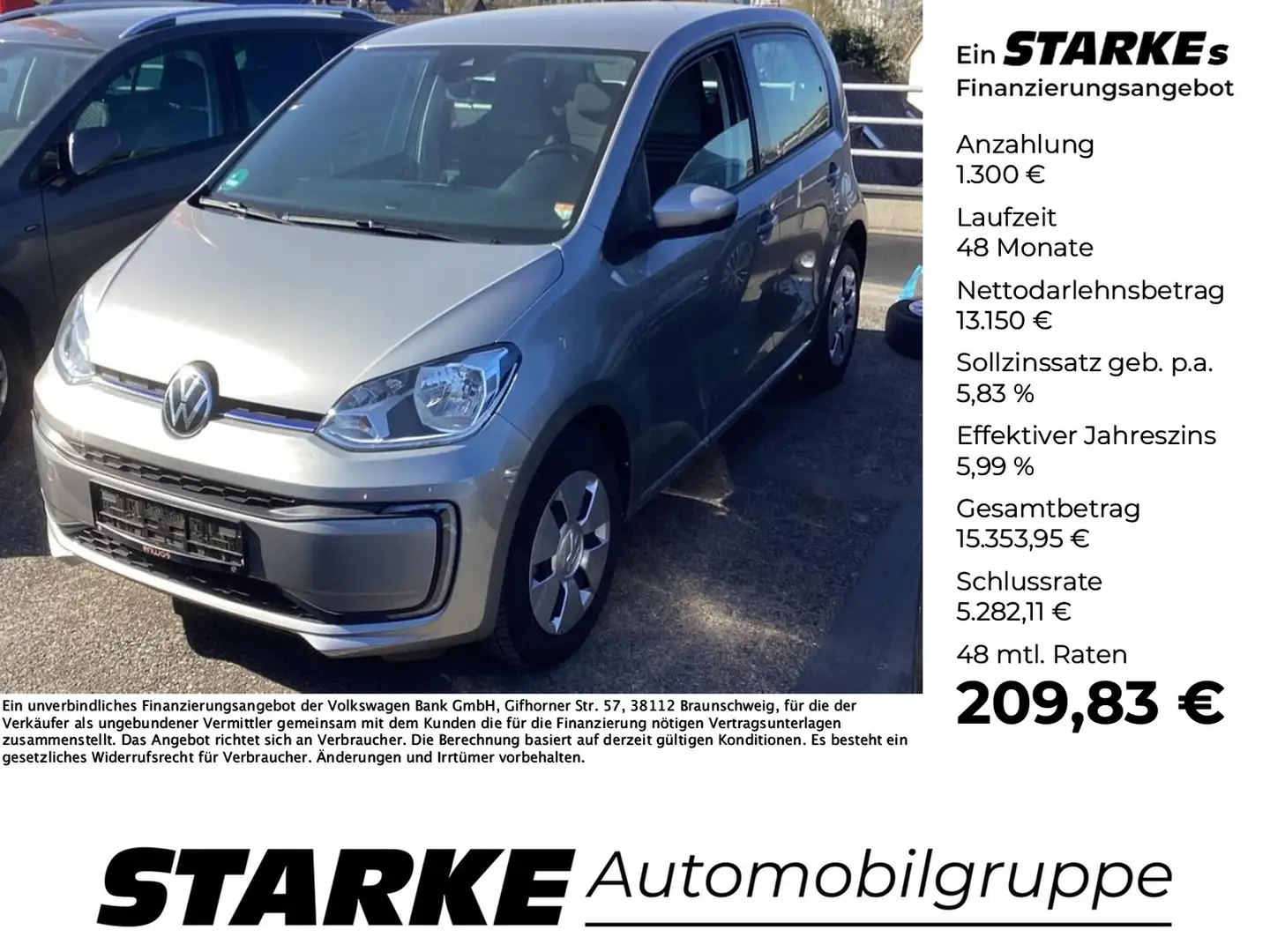 Volkswagen e-up! move up! Silber - 1