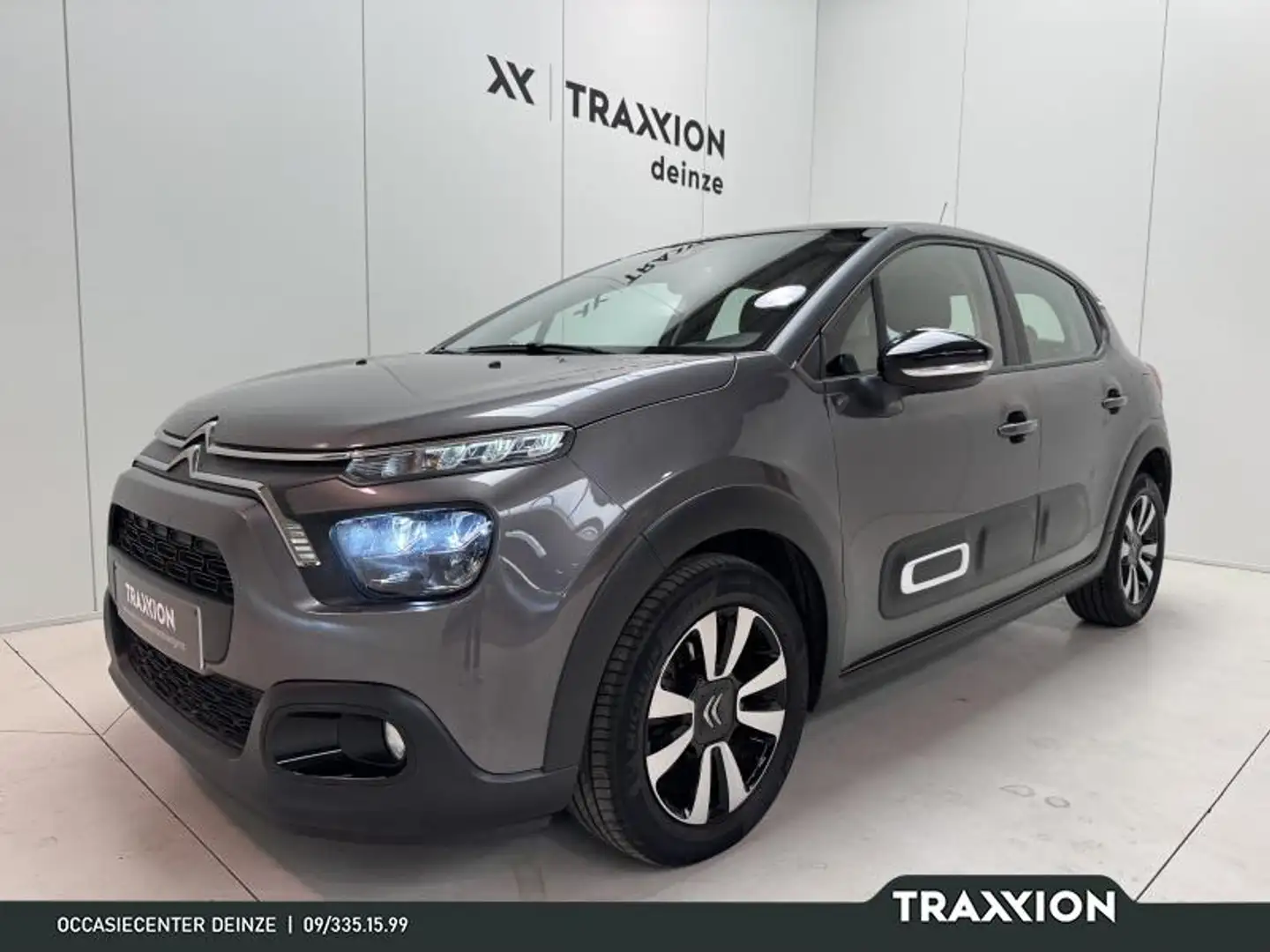 Citroen C3 1.2 PureTech 110 EAT6 Shine LED|GPS|PDC|CRUISE|CAR Grijs - 1