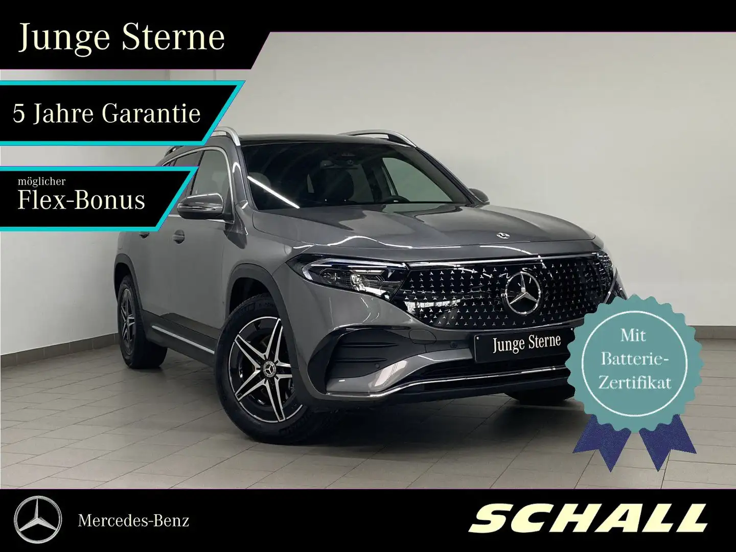 Mercedes-Benz EQB 350 4M AMG+PANO+LED+NAVI+KAMERA+LENKHZG+SPUR Gris - 1