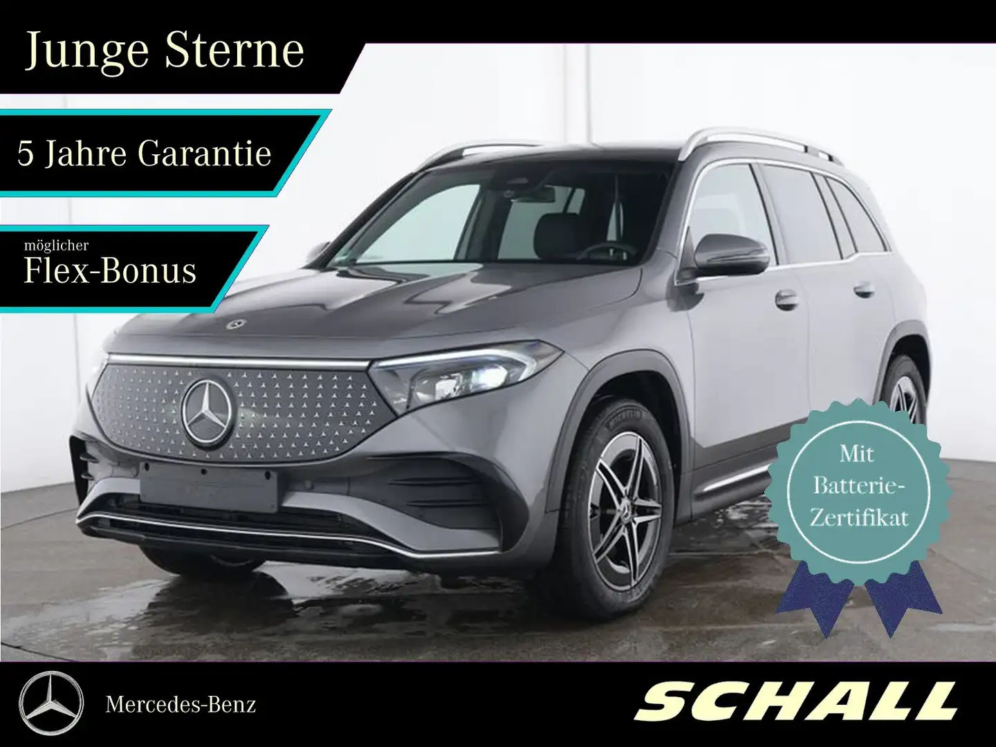 Mercedes-Benz EQB 350 4M AMG+PANO+LED+NAVI+KAMERA+LENKHZG+SPUR Grau - 1