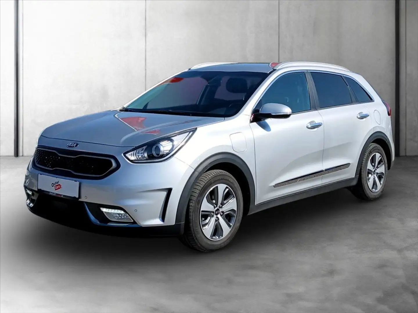 Kia Niro 1.6 Gold Aut. ASSIST+CARPLAY+LEDER+NAV+RADAR Silber - 2