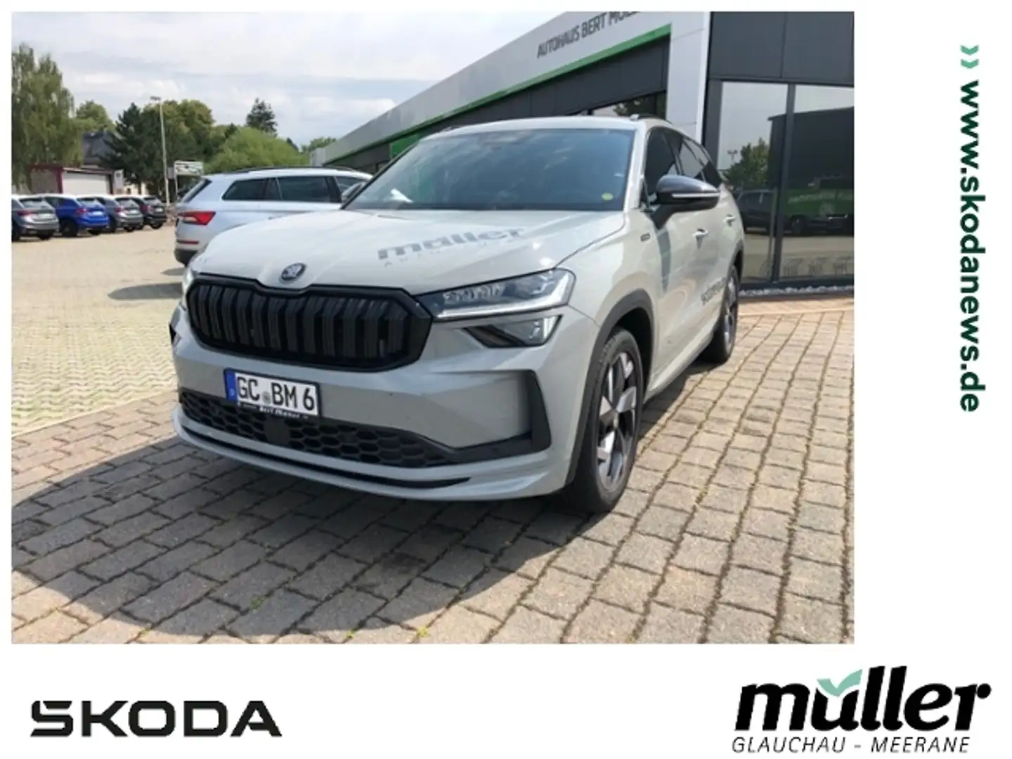 Skoda Kodiaq Sportline 4x4 AHZV Standhzg Navi Gris - 1