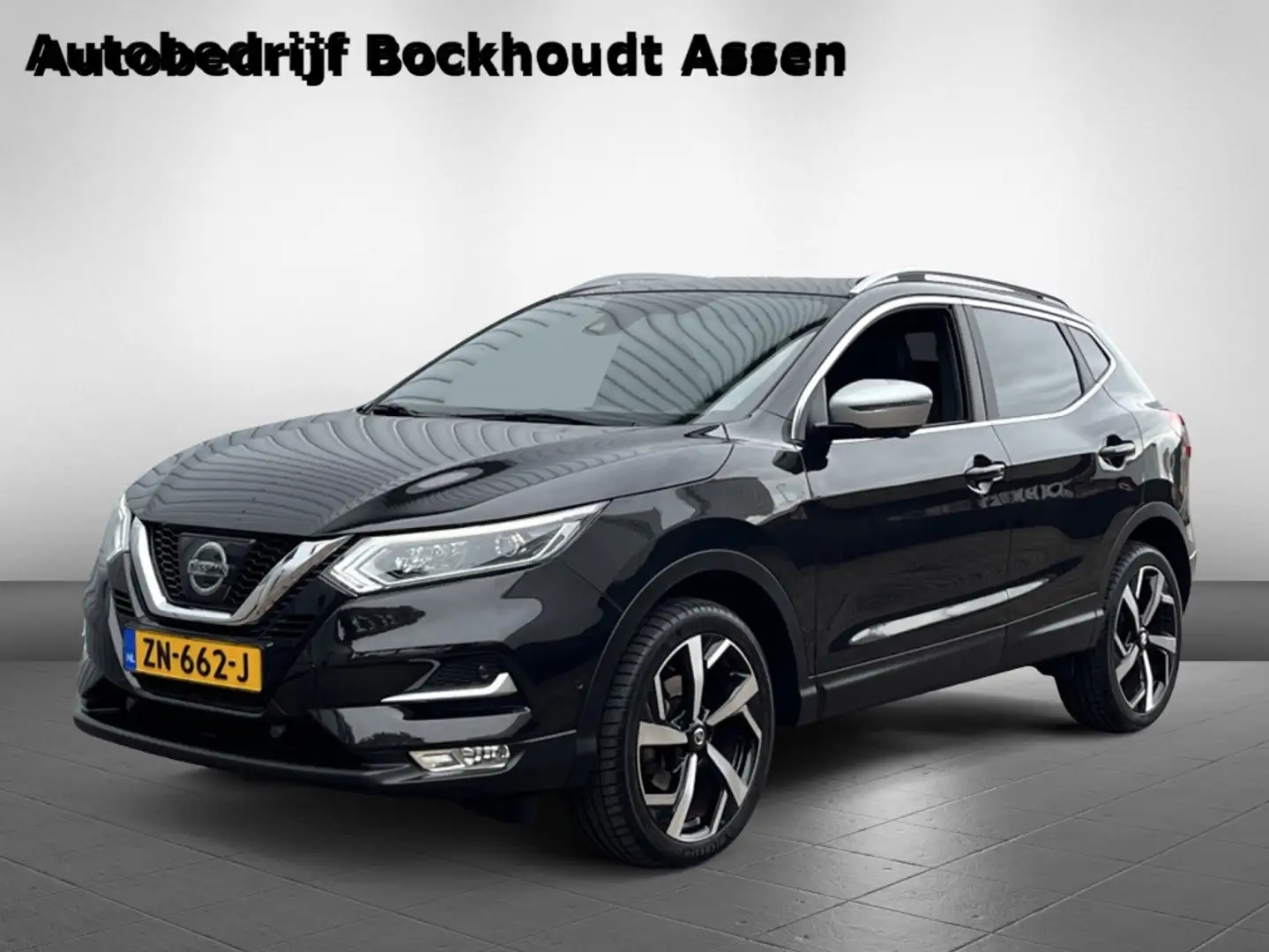 Nissan Qashqai 1.2 Tekna + | Leder | Panorama Dak | Bose Audio | Zwart - 1