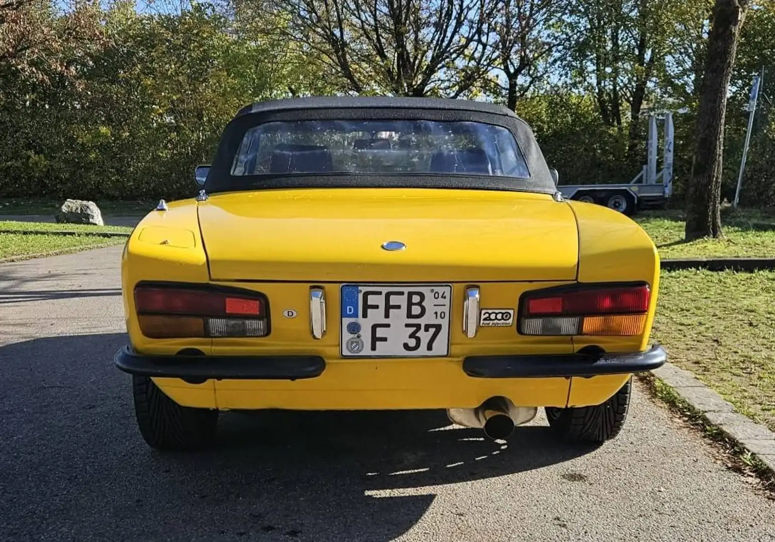 Fiat Spider Europa spider124 DS Eurospider Gelb - 2