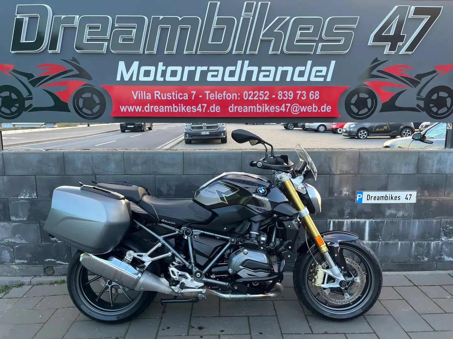 BMW R 1200 R **KOFFER**WUNDERLICH SITZBANK**STURZBÜGEL** Negro - 1