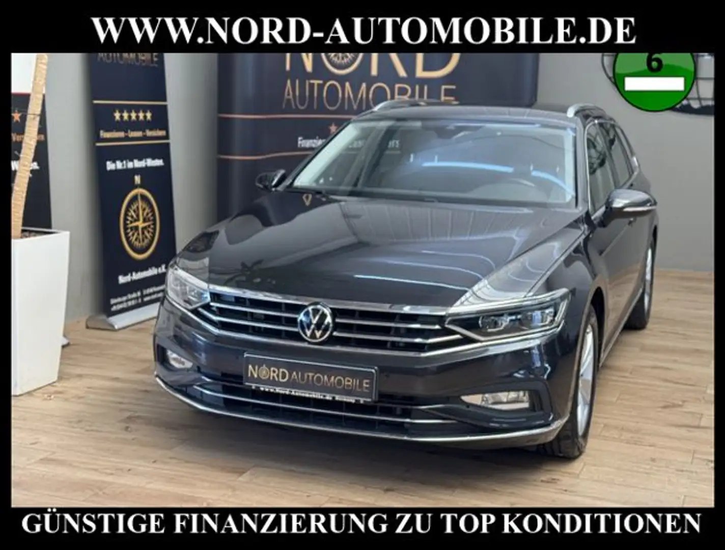 Volkswagen Passat Variant 2.0 TDI 4MOT DSG Matrix/AHK/Kamer Elegance 4Motion Grau - 1