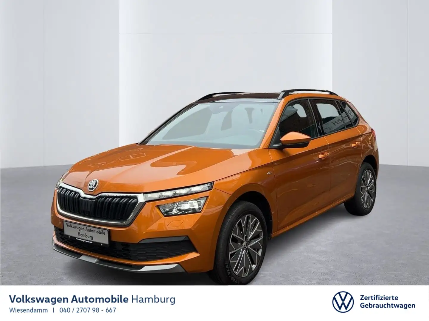 Skoda Kamiq 1.0 TSI Ambition DSG LED Navi Sitzhzg Orange - 1