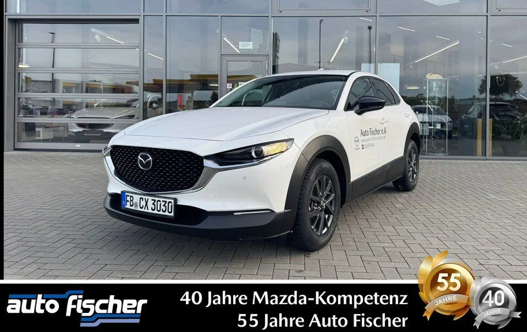 Mazda CX-30 2.5 (140PS) Autom. Homura CarPlay Navi Maz Weiß - 1