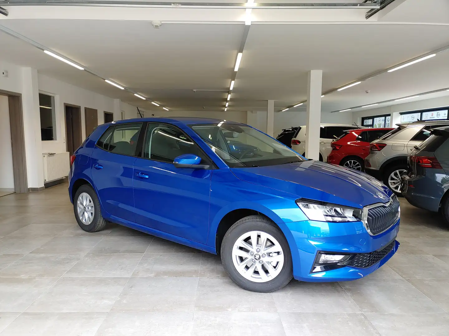 Skoda Fabia 1.0 TSI DSG Select. Climatronic/LED/PDC/Kamera/5J. Bleu - 1