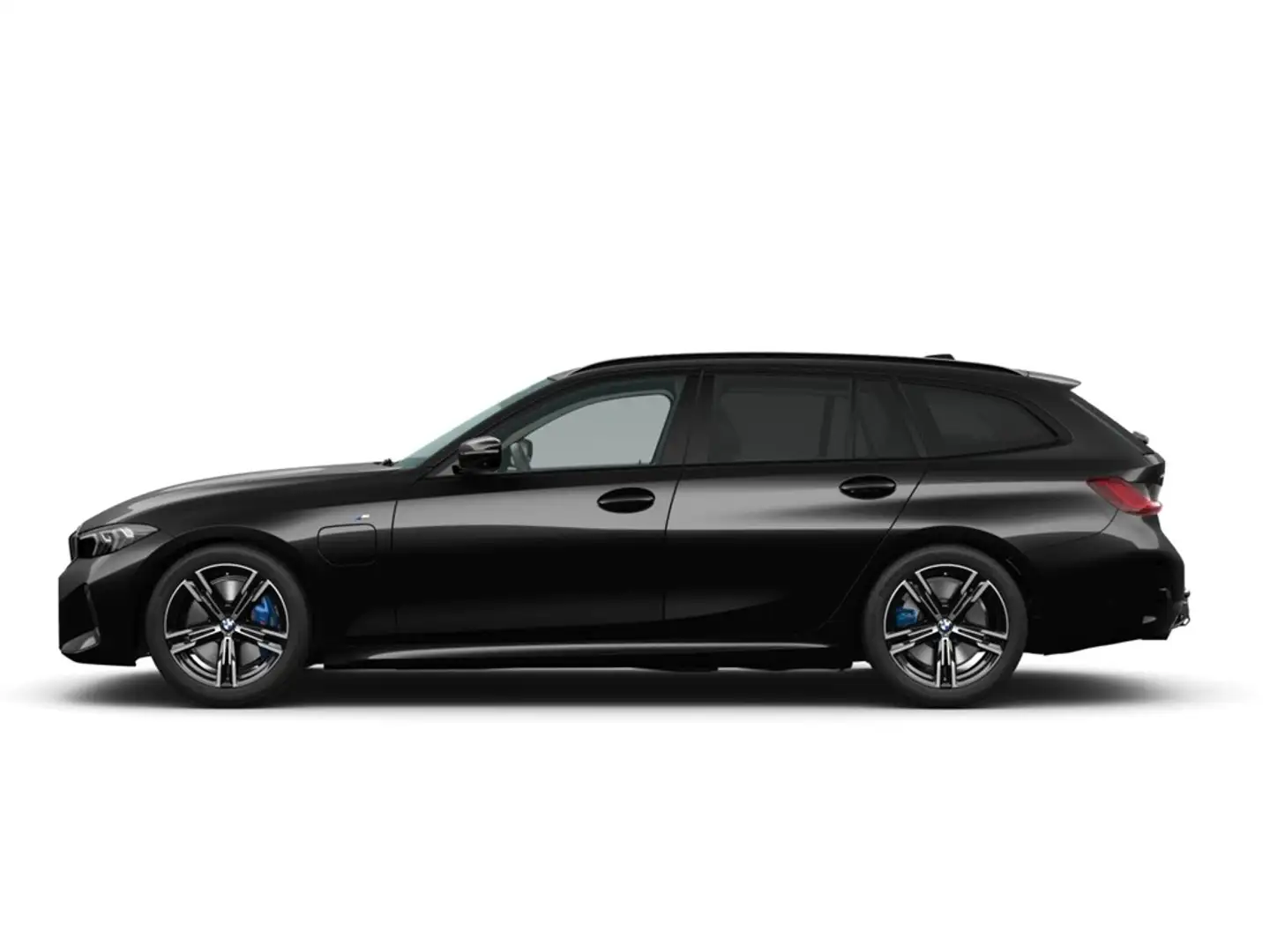 BMW 330 e xDrive Touring M Sport 18'' AHK Pano H/K Memory Schwarz - 2