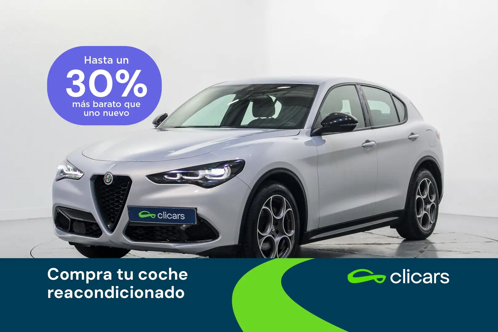 Alfa Romeo Stelvio 2.2 Sprint RWD Aut. 160 Zilver - 1