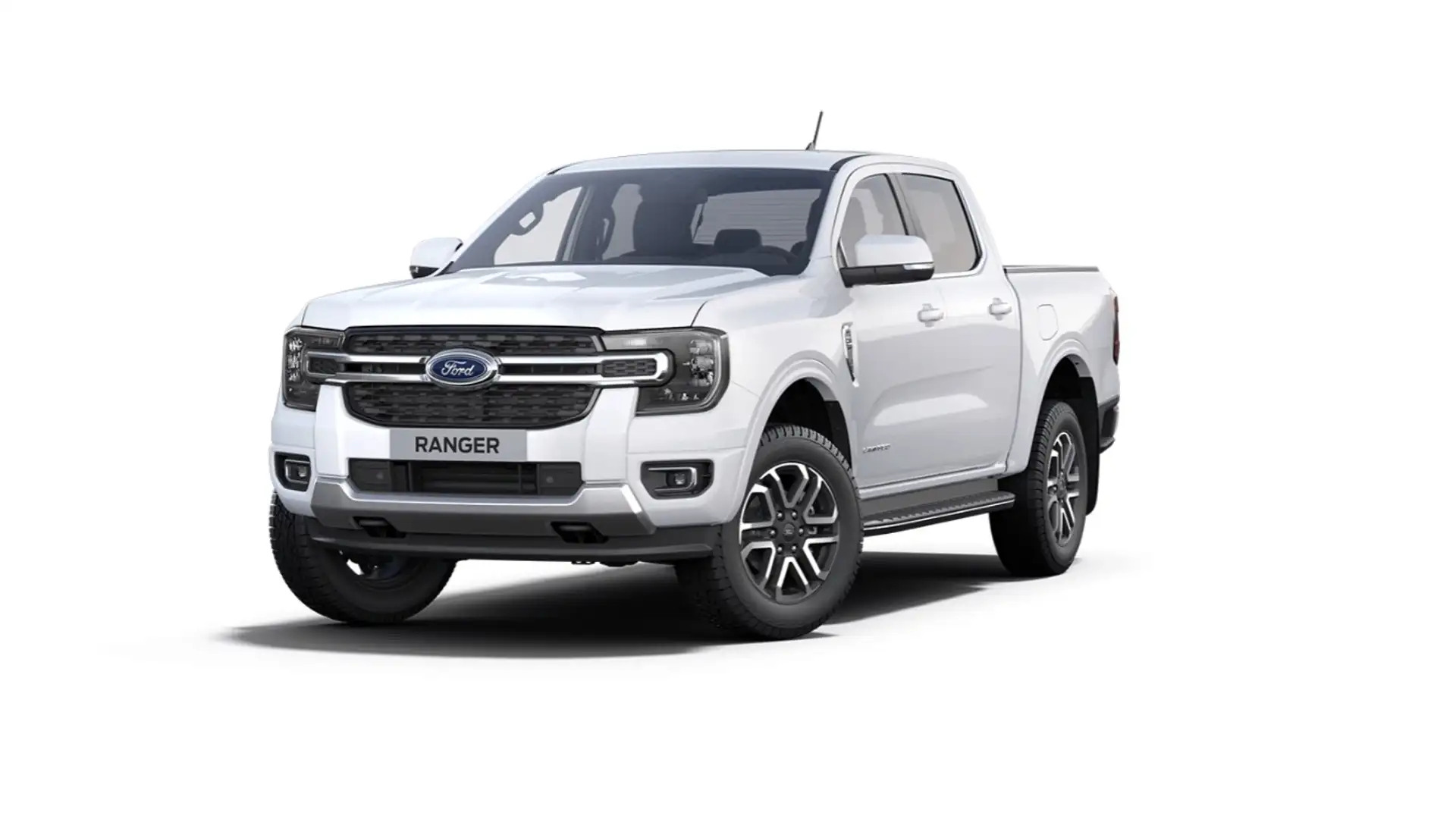 Ford Ranger Limited DoKa 4WD 360*AHK*iACC*NAV*SHZ*BLIS Blanc - 2