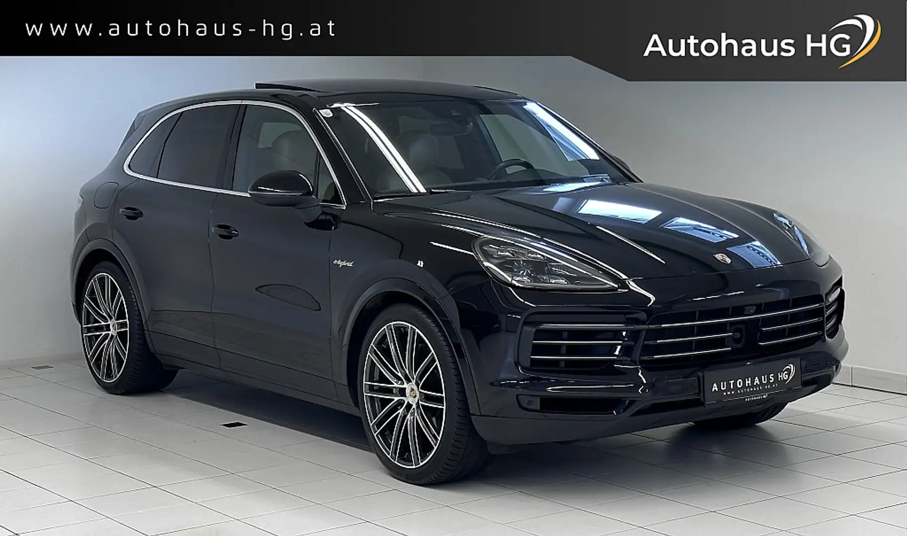Porsche Cayenne III E-Hybrid*1.BESITZ*ACC*PANO*360°KAMERA* Schwarz - 1