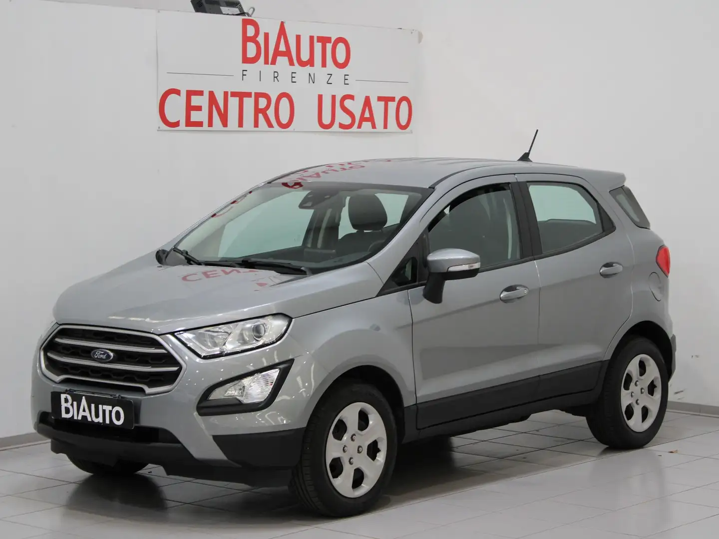 Ford EcoSport 1.0 EcoBoost 100 CV Connect Grijs - 1