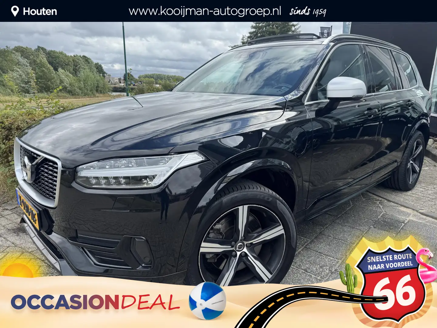 Volvo XC90 2.0 T8 Twin Engine AWD R-Design | Super Volle Auto Zwart - 1