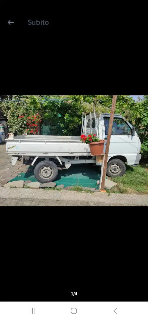 Piaggio Porter Diesel ribaltabile Weiß - 2