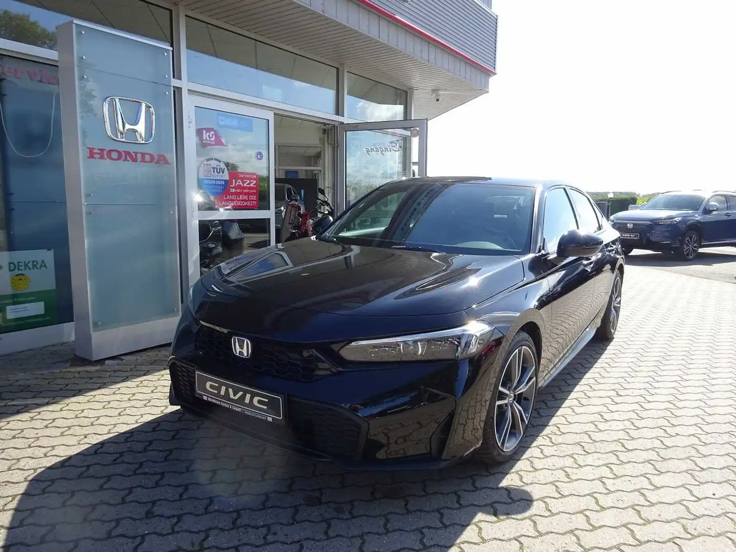 Honda Civic e:HEV 2.0 i-MMD Hybrid Advance *Adaptives Fernlich Zwart - 1