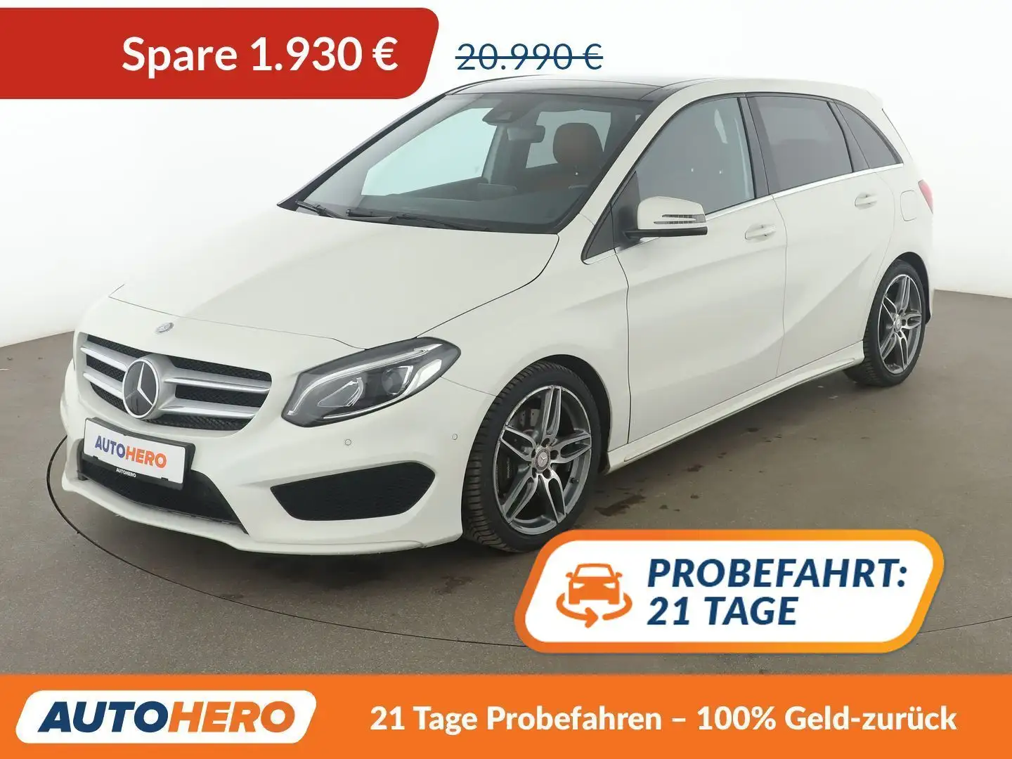Mercedes-Benz B 220 CDI AMG Line Aut.*LED*NAVI*TEMPO*CAM*PDC*SHZ*KLIMA Blanc - 1