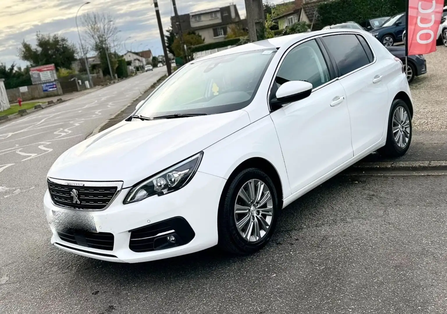Peugeot 308 Allure Pack 1.2 Pt 130CV BVA8 8334HT ENTRETIEN A JOUR Blanco - 1