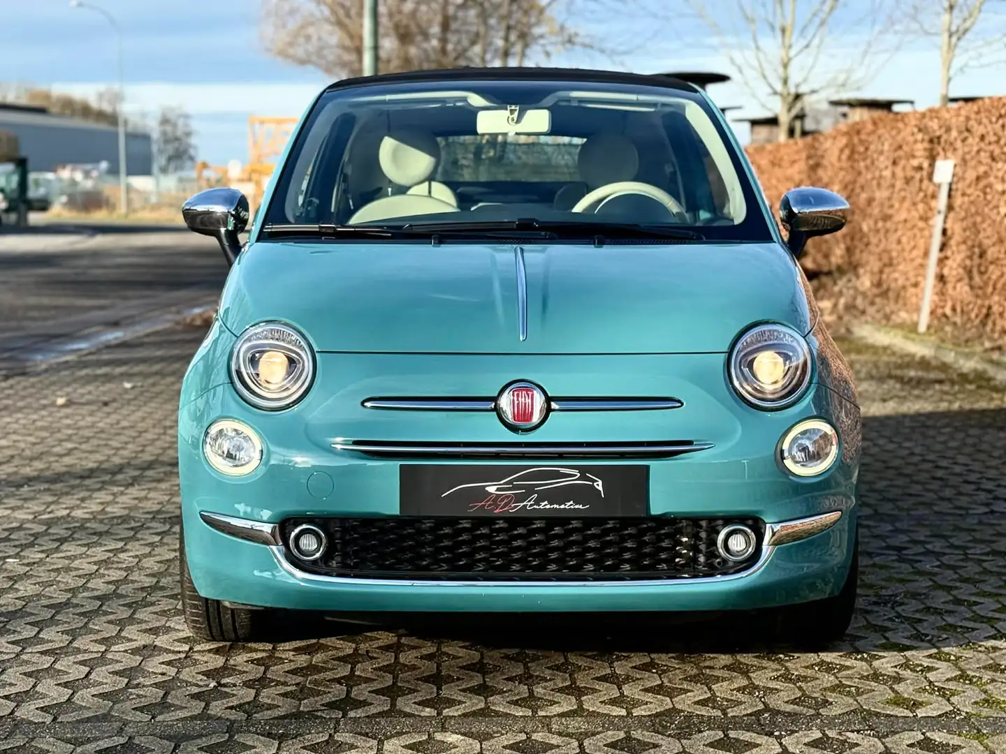 Fiat 500C 1.2i Anniversario *GPS*CLIM*GARANTIE* Bleu - 2