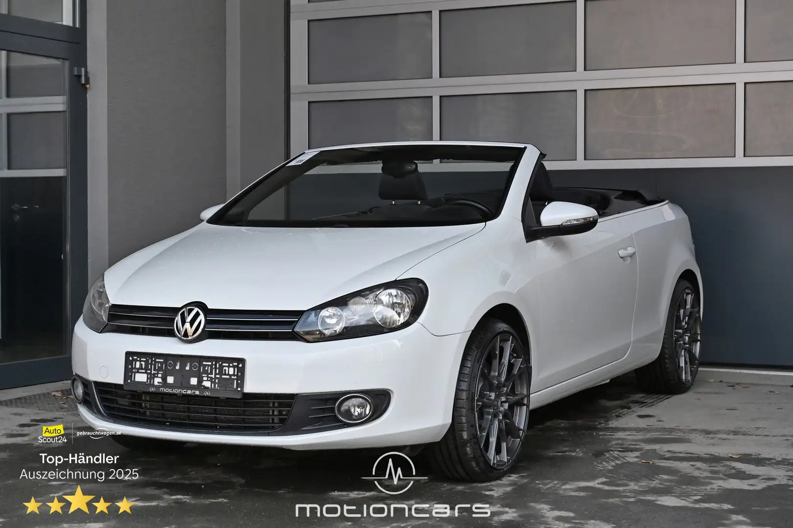 Volkswagen Golf VI Cabrio 1.4 TSI Pickerl NEU EXP € 9.483,- Weiß - 1