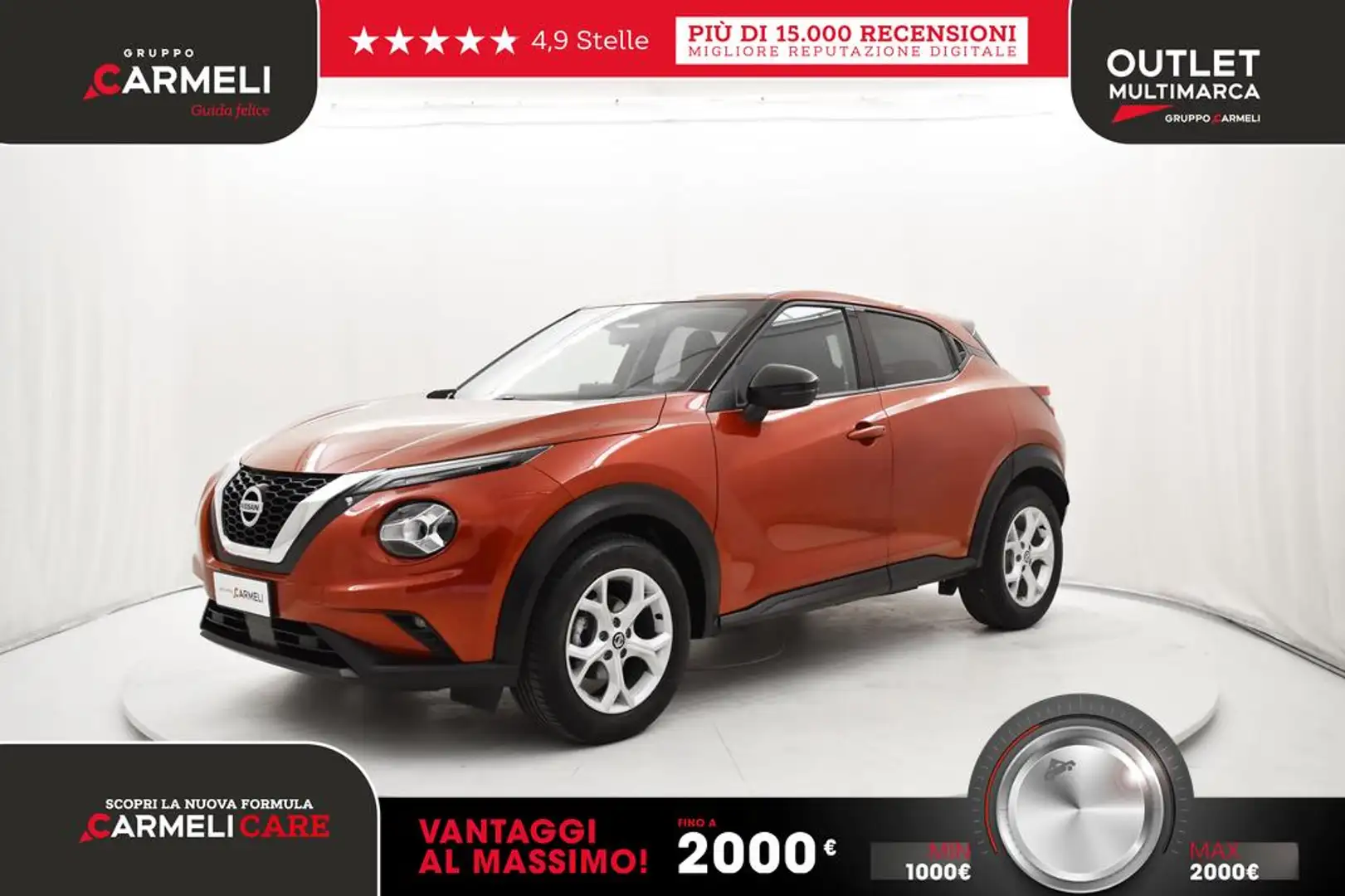 Nissan Juke 1.0 dig-t Acenta 114cv Rosso - 1