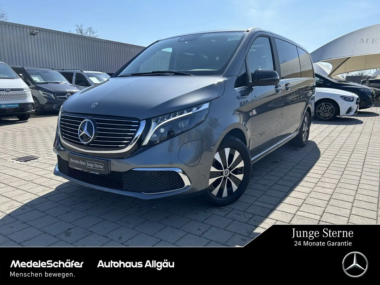 Mercedes-Benz EQV 300 EQV 300 AVANTGARDE Lang LIEGE PANORAMADACH LED Tel Gris - 1