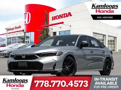 Silver 2026 Honda Civic Hybrid Sedan Front-Wheel Drive Automatic