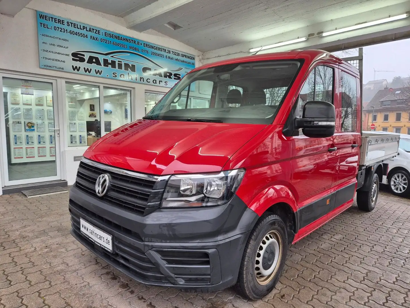 Volkswagen Crafter Pritsche 35 EcoProfi lang KLIMA/AHK Rot - 1