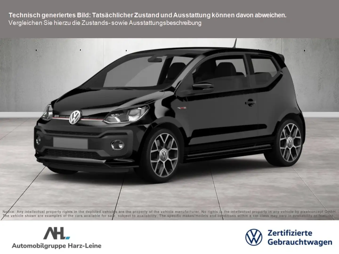 Volkswagen up! GTI 1.0 TSI Climatronic beats maps+more Schwarz - 1