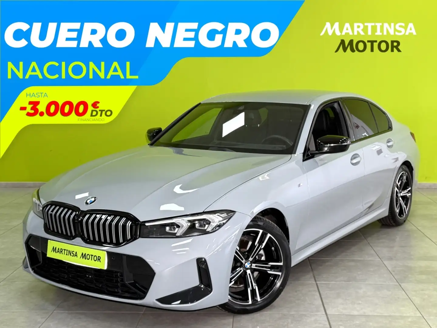 BMW 320 320dA M Sport Gris - 1