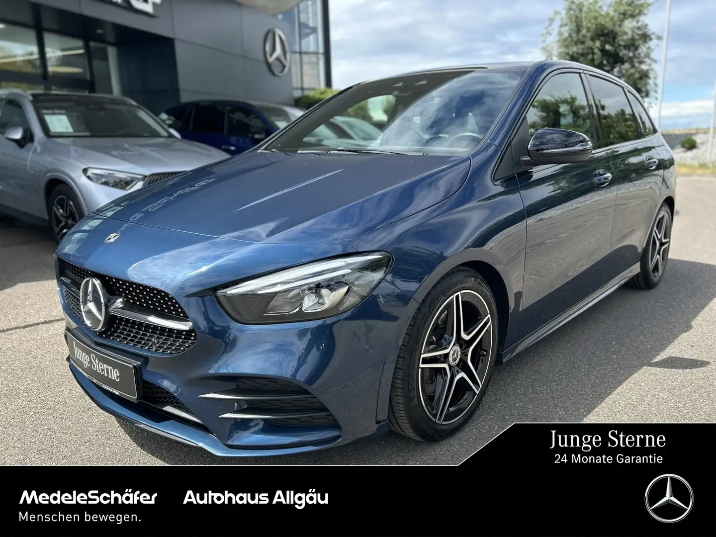 Mercedes-Benz B 220 B 220 4M AMG Night Kam LED MBUX Pano Totw Ambi Tel Blu/Azzurro - 1
