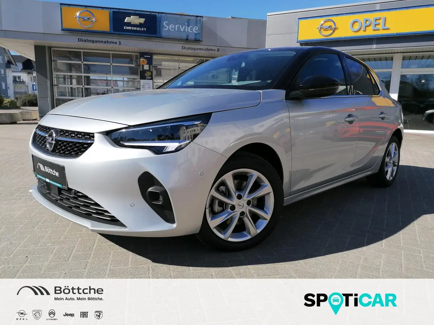 Opel Corsa 5trg 1.2 Elegance AT/Allw/LED/Navi/Shz/180°Kamera/ Grau - 1