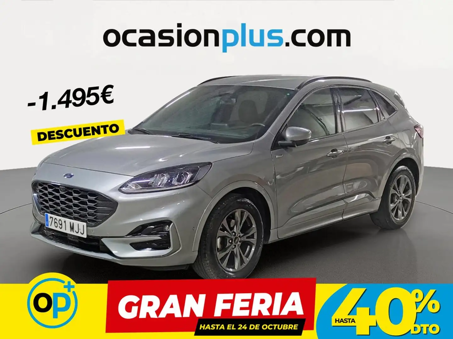 Ford Kuga 1.5 EcoBoost ST-Line FWD 150 Gris - 1