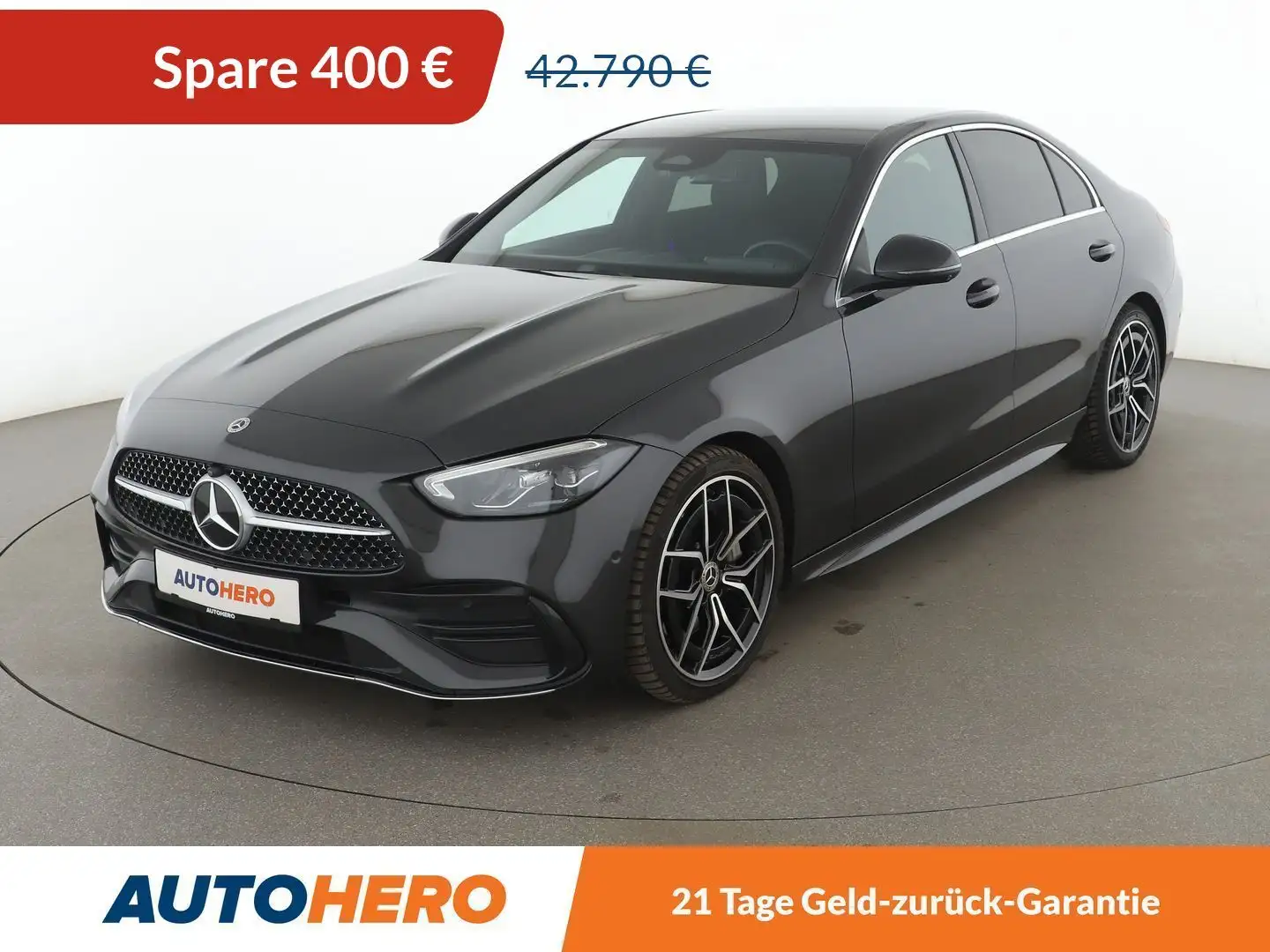 Mercedes-Benz C 300 C 300 d 4Matic AMG Line Aut.*NAVI*LED*TEMPO*CAM* Grau - 1