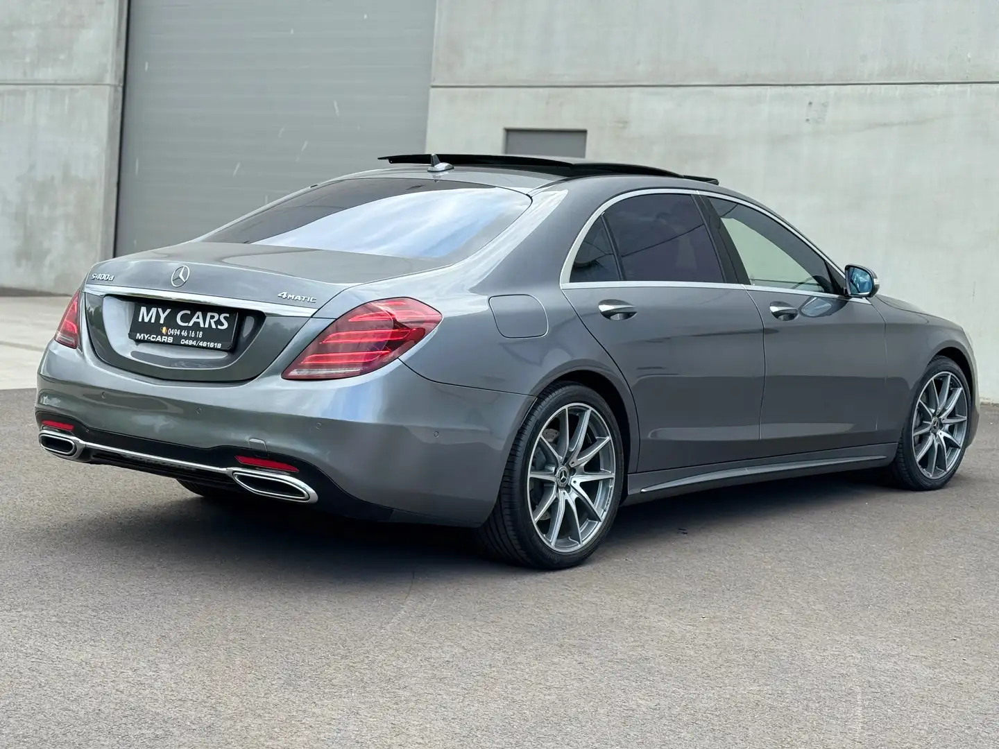 Mercedes-Benz S 400 d 340 Cv Long d 4-Matic Pack Amg Pano Airmatic Šedá - 2